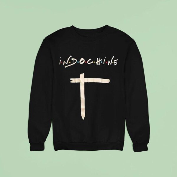 Indochine Cross Color Dot Style Friends Sweatshirt