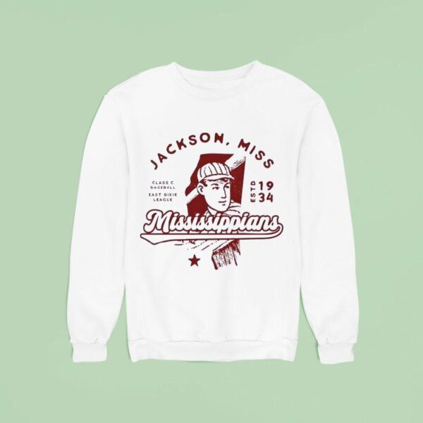 Jackson Mississippians Mississippi Class C Baseball East Dixie League Sweatshirt