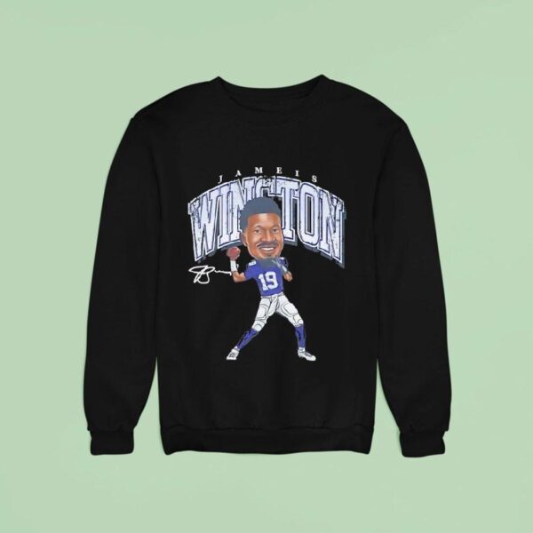 Jameis Winston New York Giants Football Signature Sweatshirt