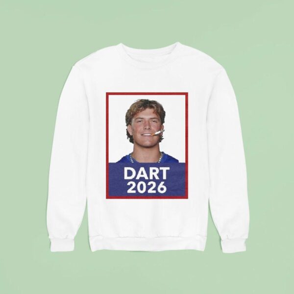 Jaxson Dart New York Giants Cigarette Sweatshirt