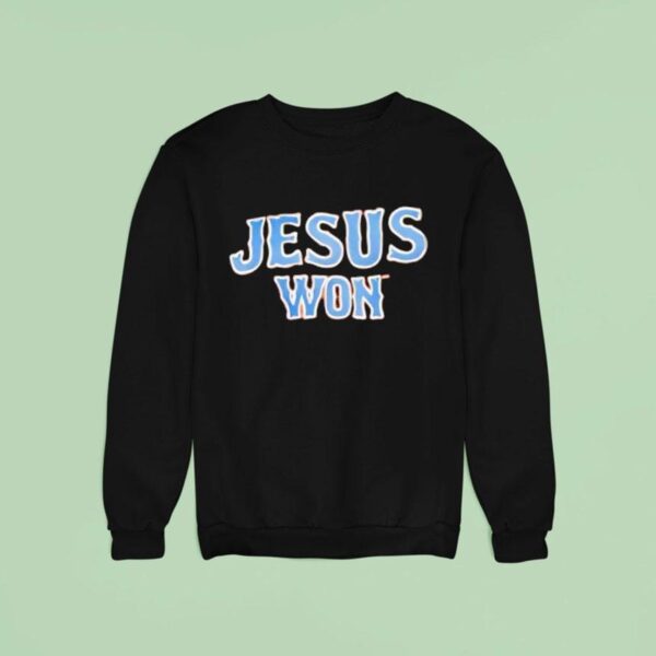 Jesus Won Graphic Sweatshirt