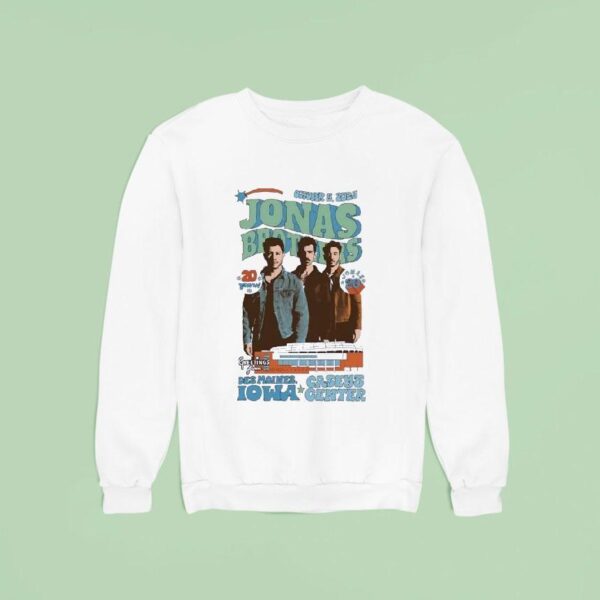 Jonas Brothers Des Moines Iowa Casey S Center Sweatshirt