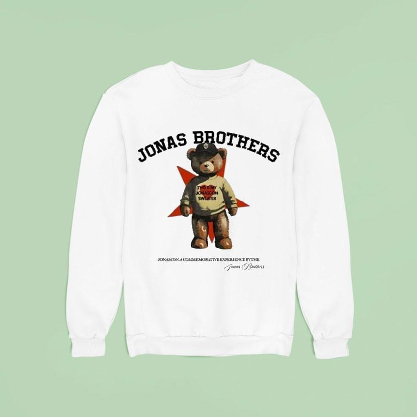 Jonas Brothers Jonascon A Commemorative Experience By The Jonas Brothers Sweatshirt Jonas Brothers Jonascon A Commemorative Experience By The Jonas Brothers Sweatshirt