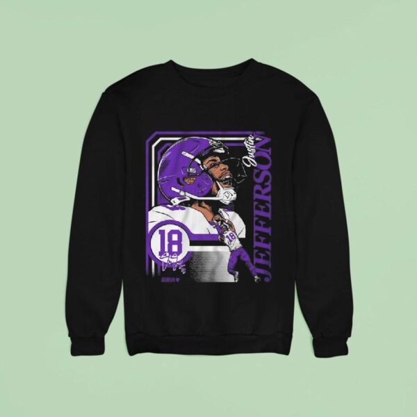 Justin Jefferson Collage Frame Sweatshirt