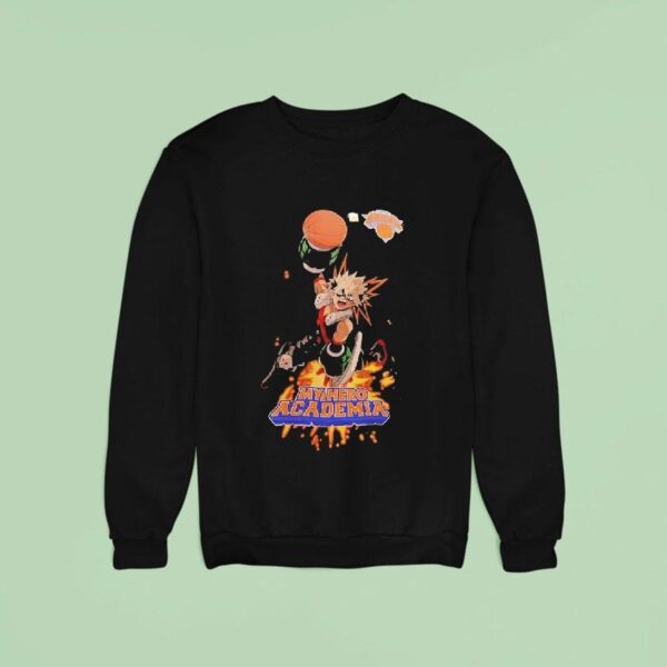 Katsuki Bakugo My Hero Academia New York Knicks Logo Sweatshirt