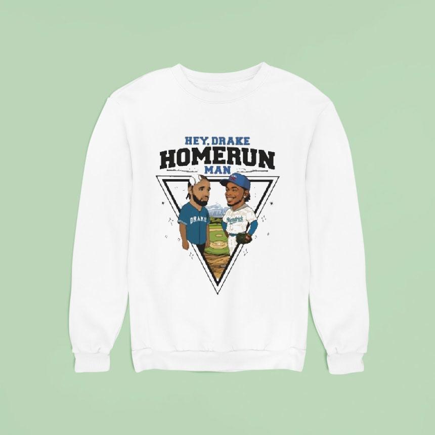 Kendrick Lamar Los Angeles Dodgers Vs Toronto Blue Jays Hey Drake Homerun Man Sweatshirt Kendrick Lamar Los Angeles Dodgers Vs Toronto Blue Jays Hey Drake Homerun Man Sweatshirt