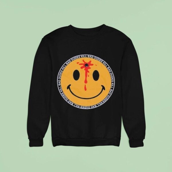 Kill Bad Dudes X Half Face Blades Rash Guard Sweatshirt