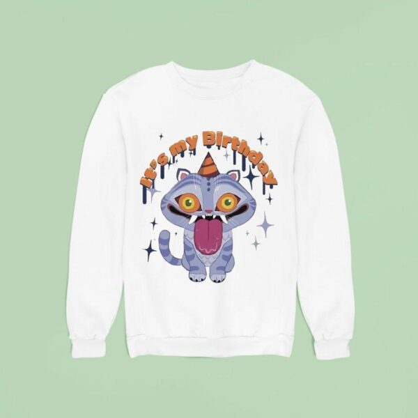 Kpop Demon Hunters It S My Birthday Derpy Tiger Sweatshirt