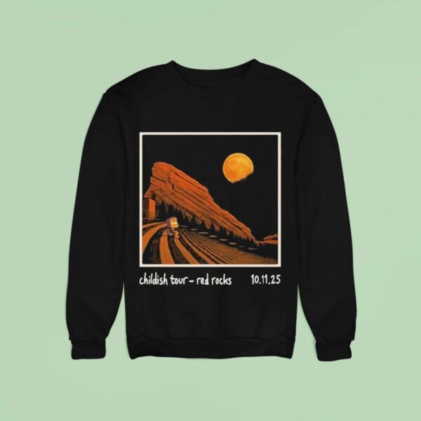 Lane Childish Tour Morrison Colorado Red Rocks Oct Sweatshirt