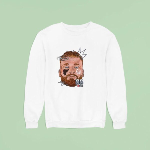 Las Vegas Raiders Maxx Crosby Fat Head Graphic City Skyline Ar Sweatshirt