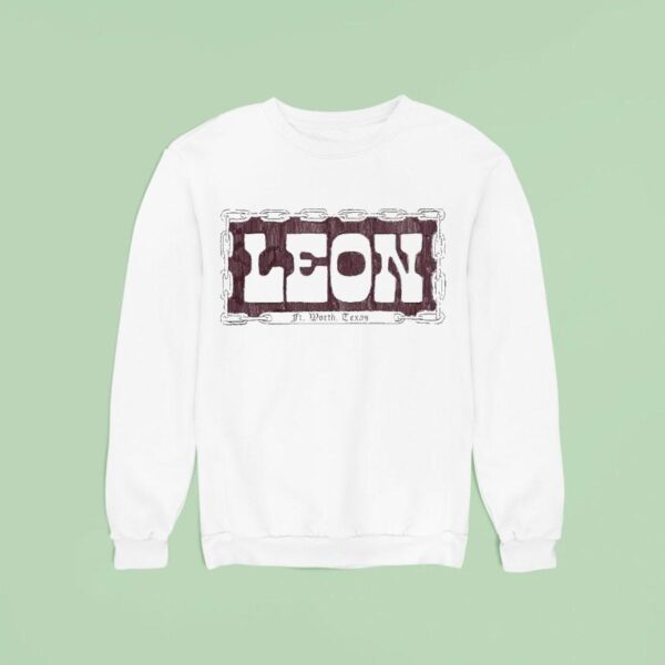 Leon Bridges Worth Texas License Plate Sweatshirt