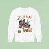 Let Me Read In Peace Skeleton Books Coffin Halloween Sweatshirt