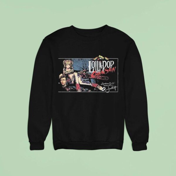 Lollipop Chainsaw Zombies Suck Sweatshirt