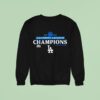 Los Angeles Dodgers National League Champions Sweatshirt