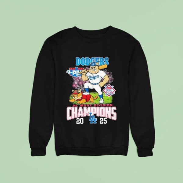 Los Angeles Dodgers Stomp Arizona Diamondbacks Nl West Division Champions Masco Sweatshirt