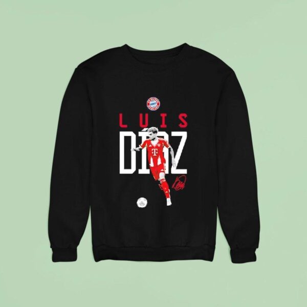 Luis Daz Fc Bayern Munich Logo Signature Sweatshirt