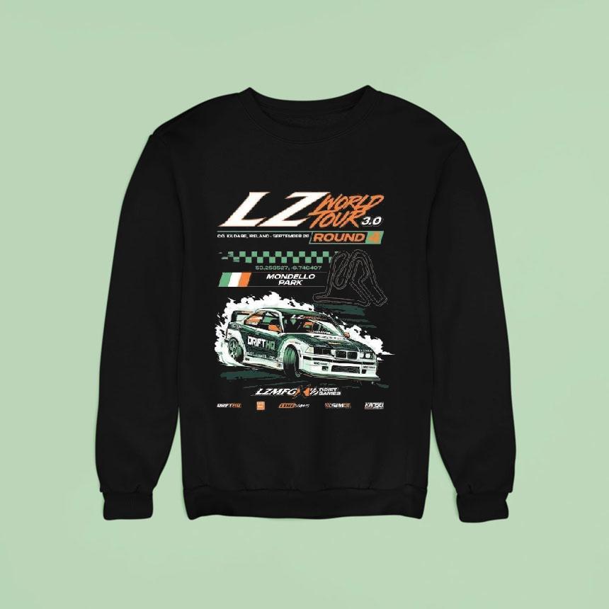 Lzmfg X Drift Games Lzwt World Tour Mondello Park Ireland Event Sweatshirt Lzmfg X Drift Games Lzwt World Tour Mondello Park Ireland Event Sweatshirt