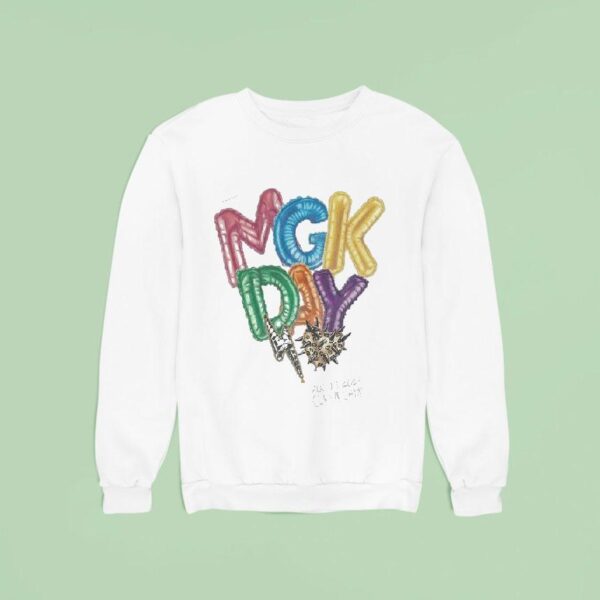 Machine Gun Kelly Rapper St Annual Mgk Day Balloon Cleveland Sweatshirt