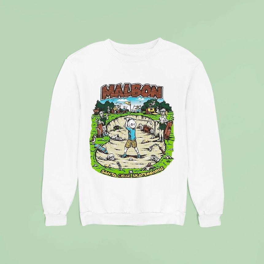 Malbon Goft X Santa Cruz Bermuda Bunker Sweatshirt Malbon Goft X Santa Cruz Bermuda Bunker Sweatshirt
