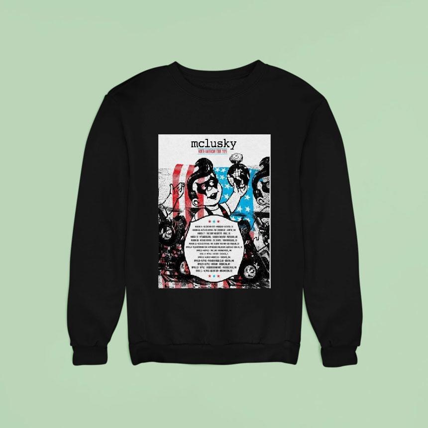Mclusky North American Tour Sweatshirt Mclusky North American Tour Sweatshirt