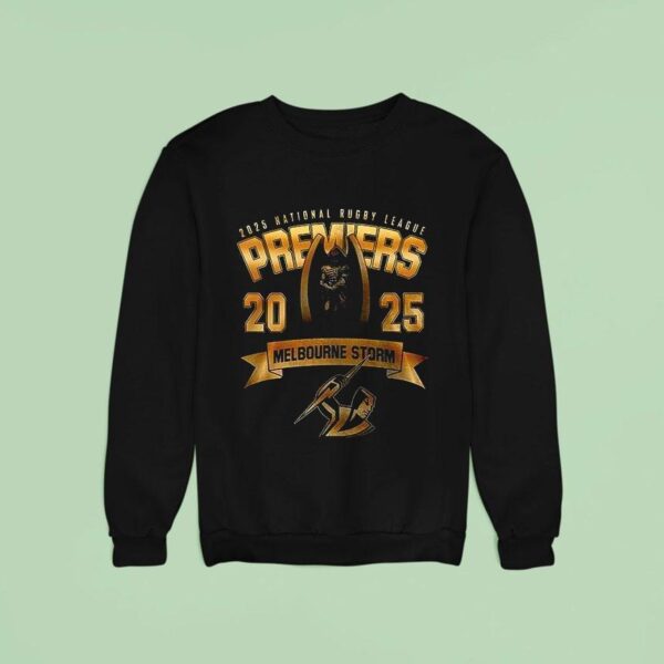 Melbourne Storm Nrl Champions Craig Bellamy Name Roster Golden Sweatshirt