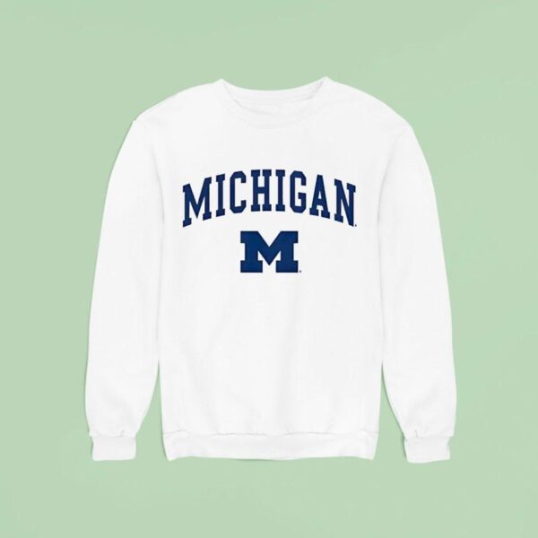 Michigan Wolverines College Football Playoff National Champions Logo Sweatshirt