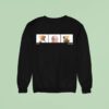 Midrift Love Hurts Black Sweatshirt