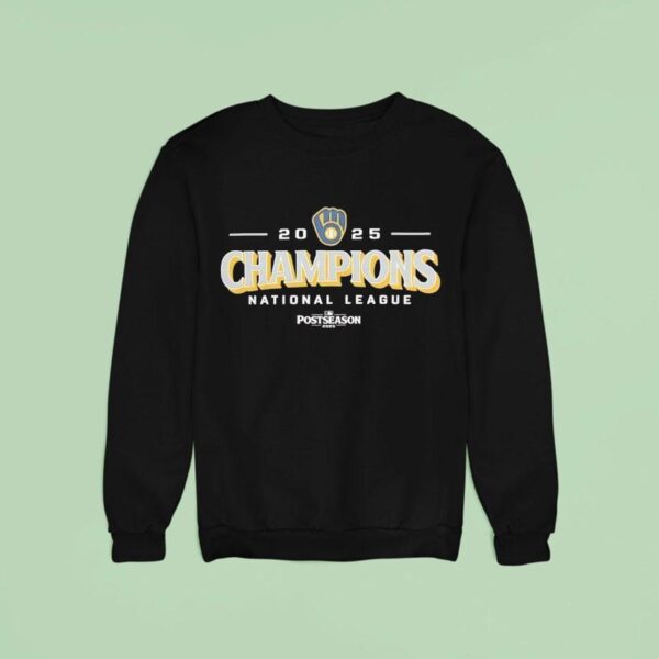 Milwaukee Brewers Nlcs Champions National League Postseason Mlb Sweatshirt