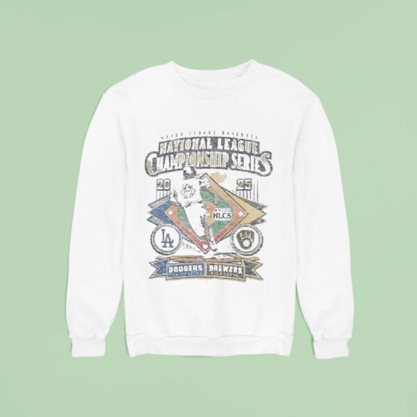 Milwaukee Brewers Vs La Dodgers Nlcs Match Up Dueling Franklin Sweatshirt