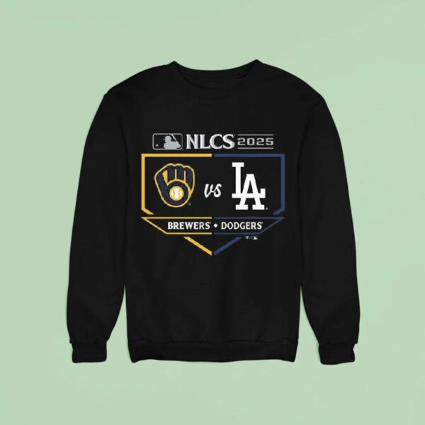 Milwaukee Brewers Vs Los Angeles Dodgers National League Championship Series Matchup Batter S Box Sweatshirt