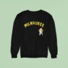 Milwaukee Brewers X Bad Bunny Head Logo Signature Sweatshirt