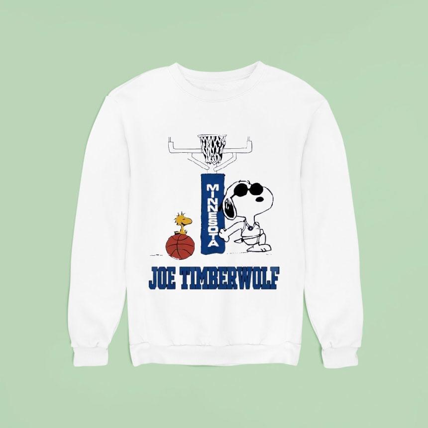 Minnesota Joe Timberwolf Joe Cool Snoopy And Woodstock Sweatshirt Minnesota Joe Timberwolf Joe Cool Snoopy And Woodstock Sweatshirt