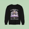 Minnesota Vikings Th Anniversary Skyline Signatures Thank You For The Memories Sweatshirt