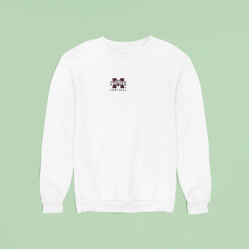 Mississippi State Bulldogs Bully Football Card Sweatshirt Mississippi State Bulldogs Bully Football Card Sweatshirt