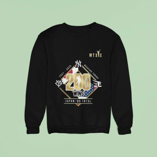 Mlb New York Yankees Masahiro Tanaka Wins Celebration Sweatshirt