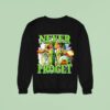 Never Froget Statue Of Liberty Frog Twin Towers Sweatshirt