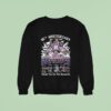 New England Patriots Th Anniversary Players Signatures Thank You For The Memories Sweatshirt