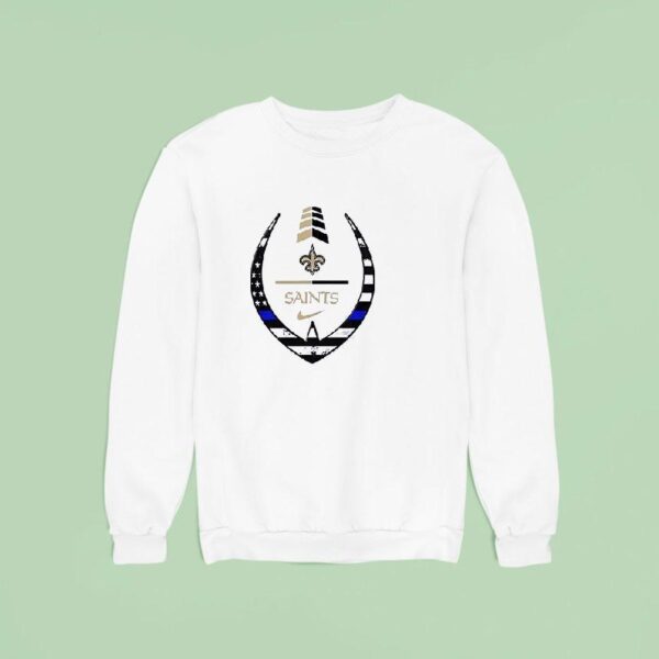 New Orleans Saints Police Law Enforcement Appreciation Day Logo Sweatshirt