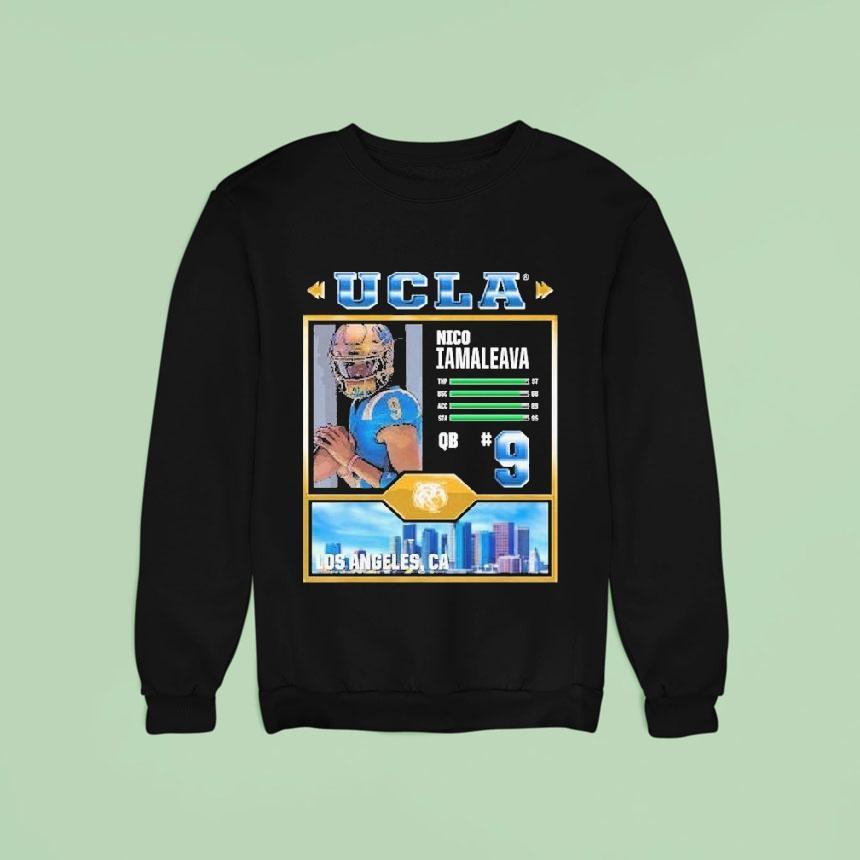 Nico Iamaleava Ucla Bruins Video Game Los Angeles Ca Sweatshirt Nico Iamaleava Ucla Bruins Video Game Los Angeles Ca Sweatshirt
