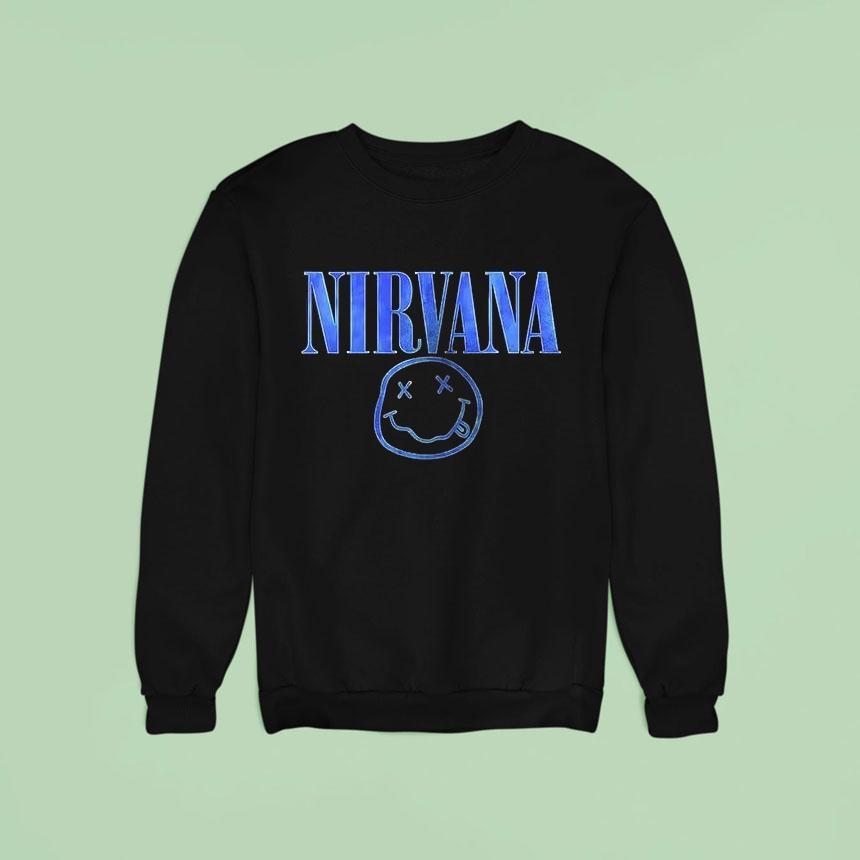 Nirvana Electric Guitar Graphic Sweatshirt Nirvana Electric Guitar Graphic Sweatshirt