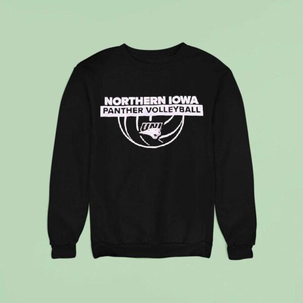 Northern Iowa Panther Volleyball Team Uni Logo Sweatshirt