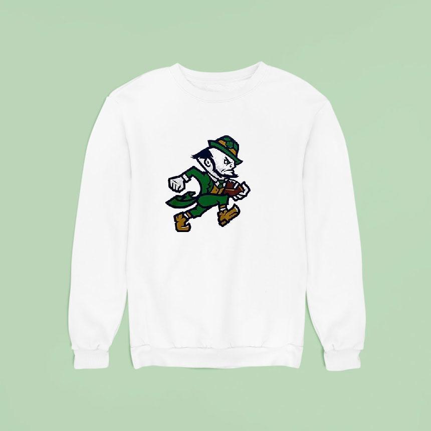 Notre Dame Fighting Irish Leprechaun Play Like A Champion Today Football Masco Sweatshirt Notre Dame Fighting Irish Leprechaun Play Like A Champion Today Football Masco Sweatshirt