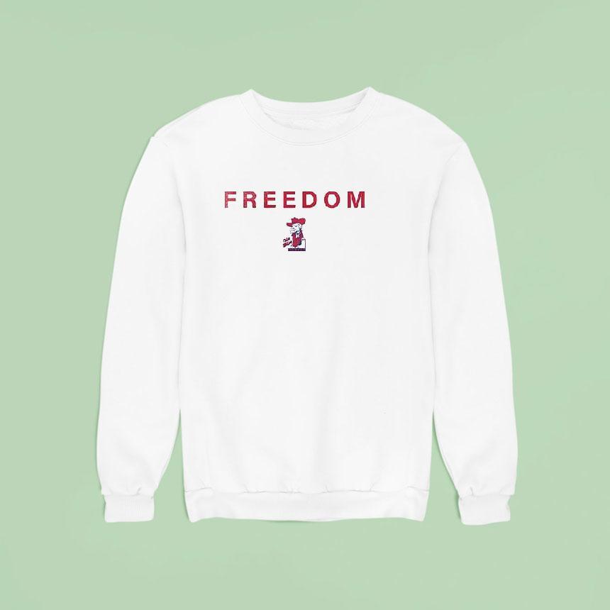 Ole Miss Rebels X Charlie Kirk Freedom Sweatshirt Ole Miss Rebels X Charlie Kirk Freedom Sweatshirt