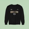 Oregon Ducks Shoe Duck Logo Sweatshirt