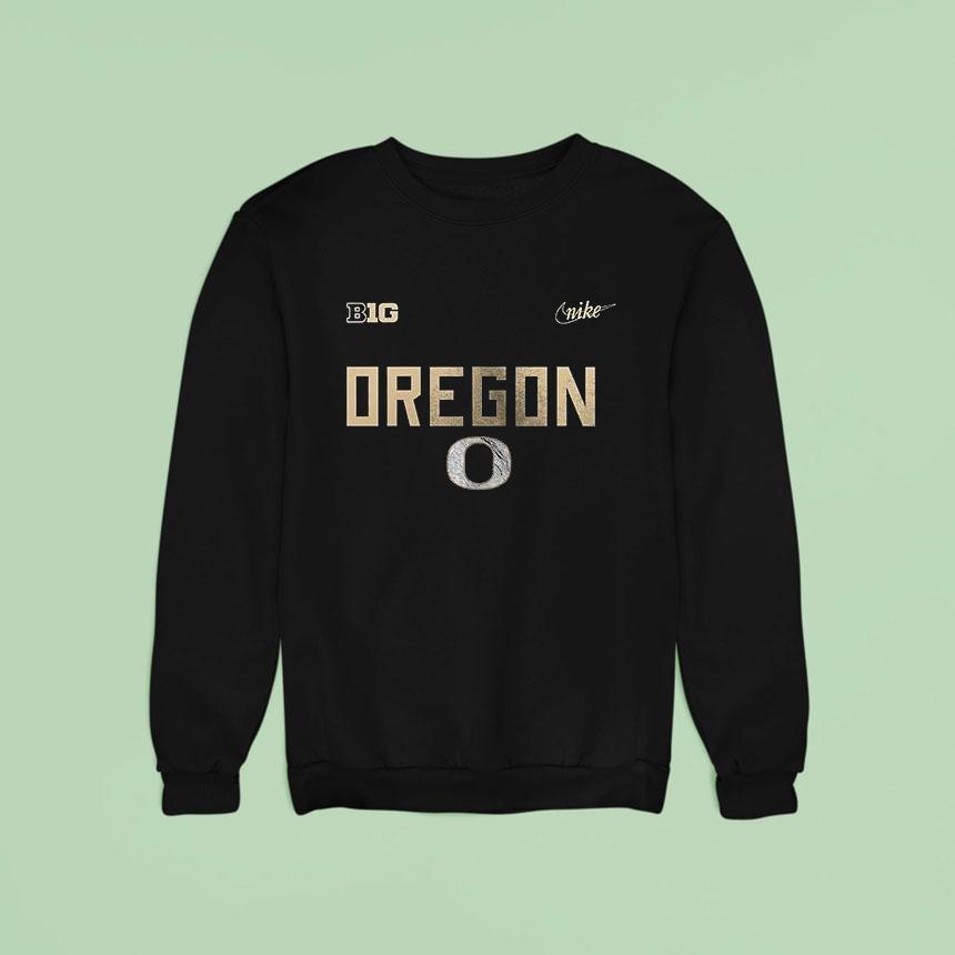 Oregon Ducks Shoe Duck Logo Sweatshirt Oregon Ducks Shoe Duck Logo Sweatshirt