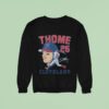 Original Cleveland Guardians Jim Thome Signature Sweatshirt