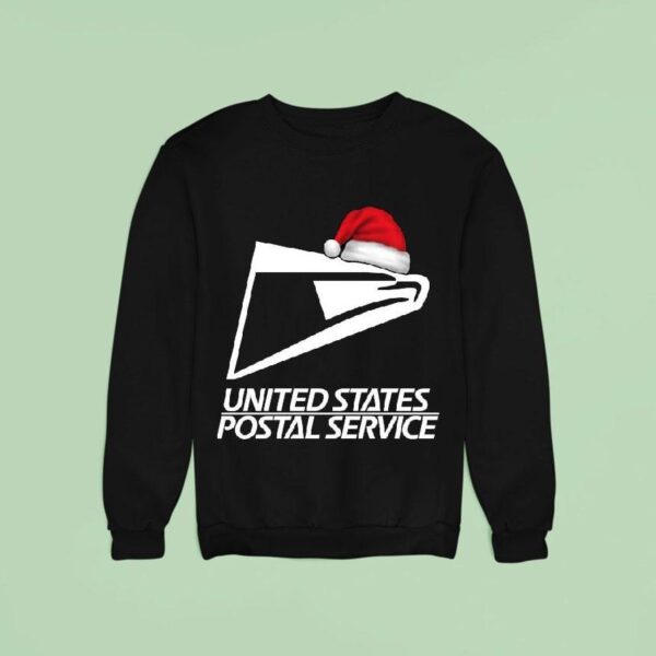 Original Santa Usps Logo United States Postal Service Christmas Sweatshirt