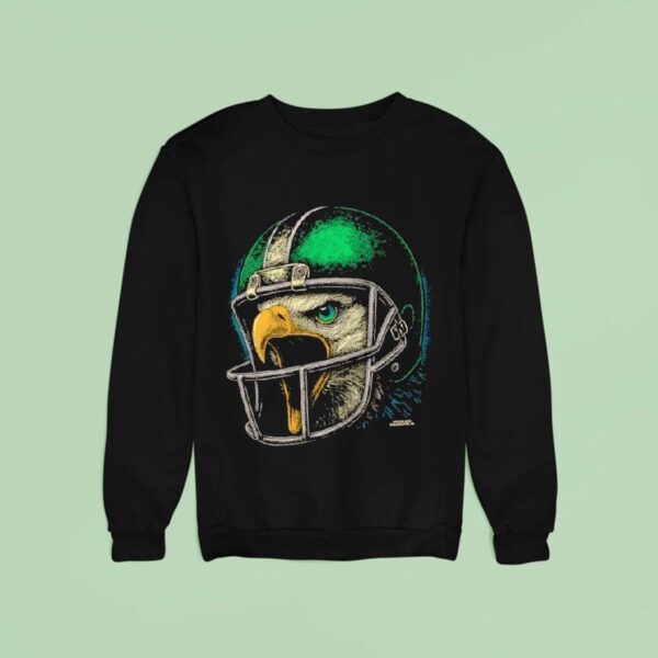 Philadelphia Eagles For The City Bird Rap Crewneck Helme Sweatshirt