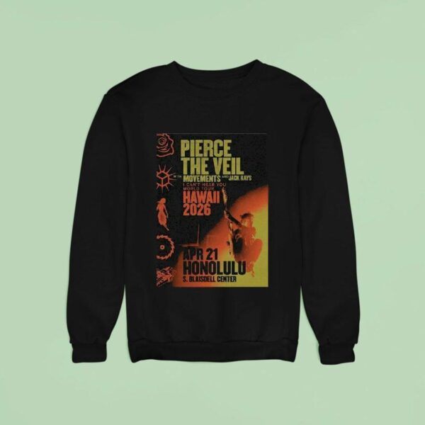 Pierce The Veil Neal S Blaisdell Arena Honolulu Sweatshirt