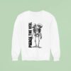 Pierce The Veil Tan Conjoined Skeleton Sweatshirt